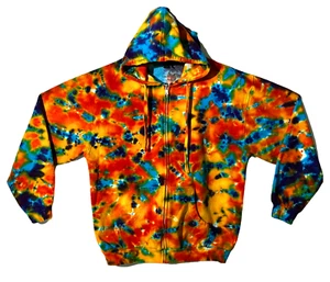 Sudadera con capucha para adultos con cremallera arco iris con capucha Grateful Dead - Imagen 1 de 3