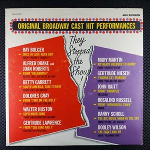 They Stopped The Show (MCA-37128) Oklahoma King and I Mary Martin Carousel + - Picture 1 of 4