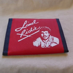 Vintage 1980er Lionel Richie Geldbörse Deadstock Neu aus altem Lagerbestand rot - Bild 1 von 3