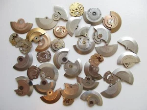 Lot of vintage watch movement rotors - oscillating weights - Picture 1 of 3