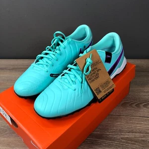 Nike Tiempo Legend 10 Academy TF DV4342-300 Mens Futsal Shoes Soccer Sz 9M/10.5W - Picture 1 of 10