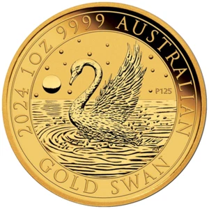 Goldmünze Schwan 2024 - Australien - Premium-Anlagemünze - 1 Oz ST - Bild 1 von 2