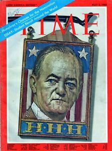 MAGAZINE TIME MAYO 3 1968 Humphrey s Chances for the Nomination