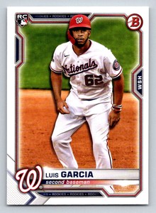 2021 Bowman #5 Luis Garcia RC (ref 194378)