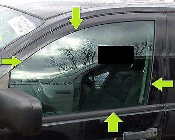 Nissan Titan 2008-2015 conductor izquierdo puerta delantera cristal ventana Foto 1 de 4