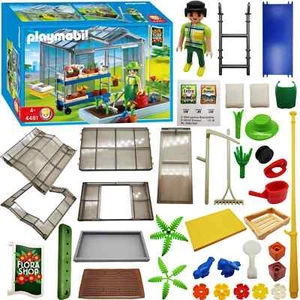 PLAYMOBIL® 4481 Gewächshaus Ersatzteile | Gärtnerin, Blumen, Blüten, Pflanzen - Picture 1 of 48