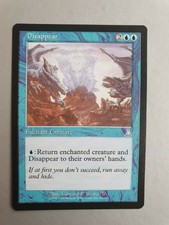 Disappear, MTG Urza's Destiny (1999) Uncommon Blue Enchantment NM