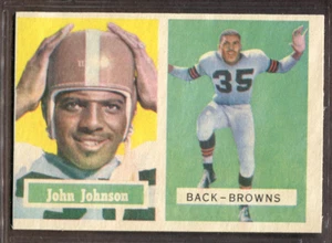 1957 Topps Set-Break # 16 John Henry Johnson EX-EXMINT *JAYSACE* - Bild 1 von 2