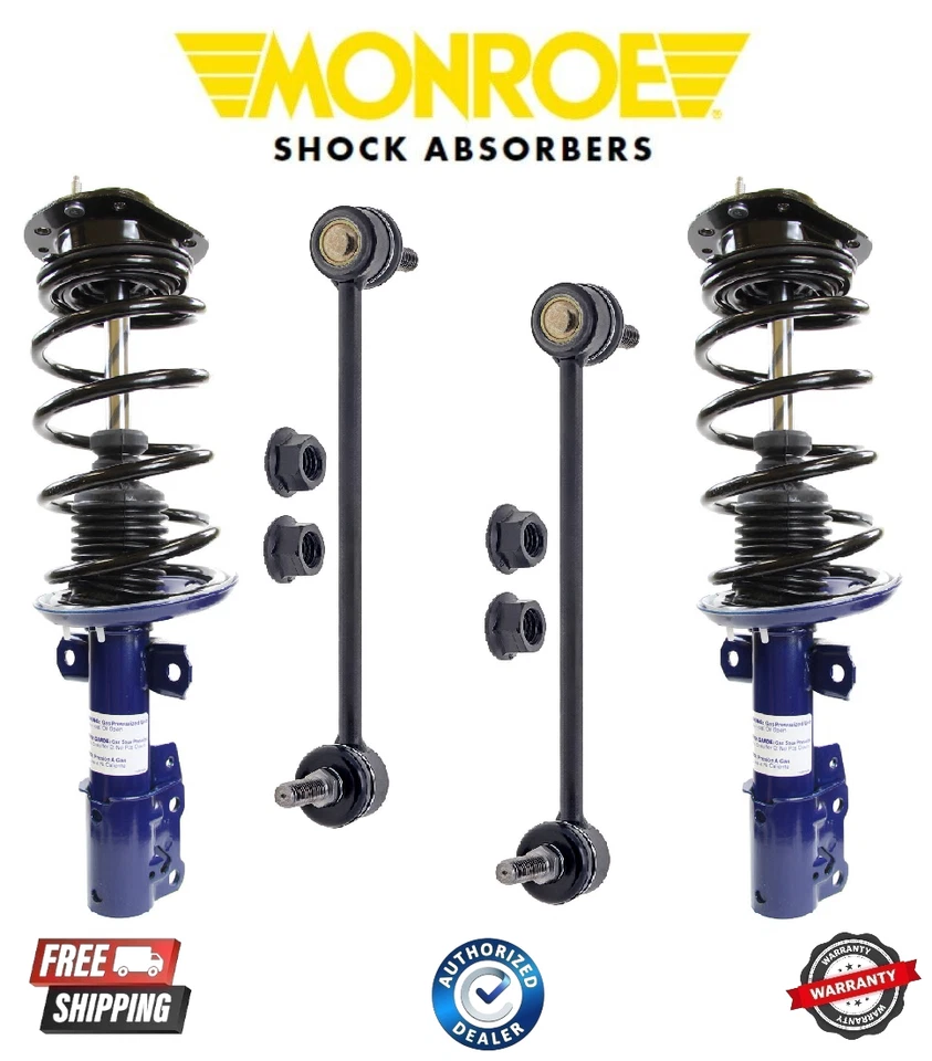 Muelle helicoidal y barra estabilizadora de puntal de suspensión delantera completa para Chevy HHR Pontiac Foto 1 de 1