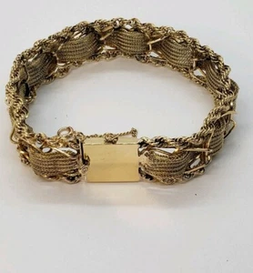 14 K Yellow Gold Bracelet  - Picture 1 of 5