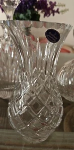 Royal Doulton Cut Bleikristall Vase 10" hoch England 🙂 - Bild 1 von 1