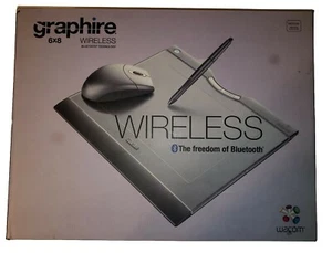 Wacom Graphire Wireless Bluetooth Tablet 6x8 Mouse Digitizer W/box CTE-630BT - Picture 1 of 9