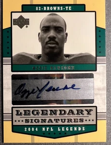 Ozzie Newsome 2004 Upper Deck NFL Legends Legendary Signatures #LS-ON Auto - Picture 1 of 3