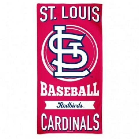 ST LOUIS CARDINALS 100% COTTON 30" X 60" BEACH TOWEL FROM WINCRAFT Cover