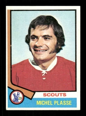 1974-75 Topps Hockey 257 Michel Plasse - A VG to VGEX  BXCP46 - Image 1 of 2