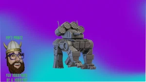 Thunder Stallion Alternate Mech Model For Battletech 6mm-10mm-15mm - Picture 1 of 1