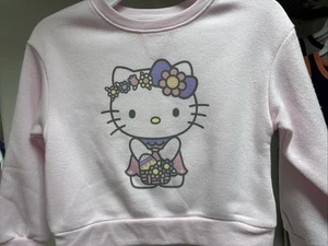 HELLO KITTY NWT NEW Lightweight Sweater Girls 5T Cozy - Picture 1 of 4