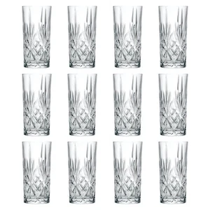 12x RCR Crystal 360ml Melodia Highball Glasses Glass Drinking Tumblers Set - Picture 1 of 7