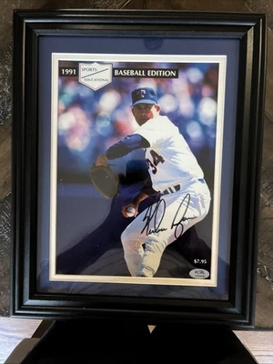 Nolan Ryan Autographed 1991 Sports Educational Baseball Edition MagazinePSA/DNA - Image 1 of 4