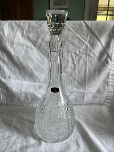Vintage Hana la Bohemia handgefertigte Kristall Karaffe Slowakei - Bild 1 von 18