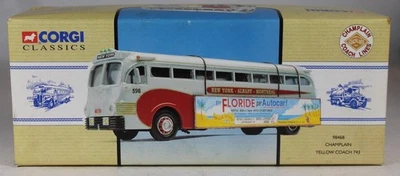 Corgi Classic 1/43 Diecast BUS  Champlain Yellow Coach 743  98468 1 pc MIB - Image 1 of 2