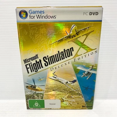 Flight Simulator X Deluxe Edition - Cardboard Box - PC - Free Postage - Image 1 of 4