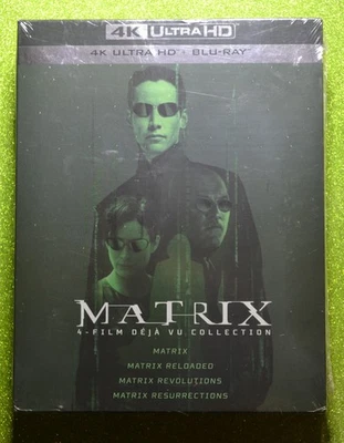 New EU IMPORT Matrix 4 Film Collection 4K + Blu-ray - Image 1 of 4