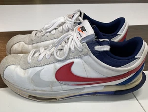 Scarpe sneakers Nike Zoom Cortez SP sacai da uomo taglia 14 bianche DQ0581-100 autentiche - Foto 1 di 14