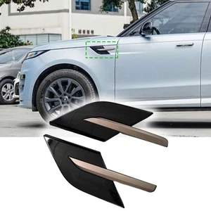 Black Gold Fender Vents Side Grille Covers Fits for 2023-2025 Range Rover Sport - Picture 1 of 5