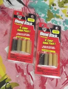 2 NUEVOS PALOS VINTAGE DAP 45538 4 COLORES MEZCLA MADERA OSCURA - Imagen 1 de 2