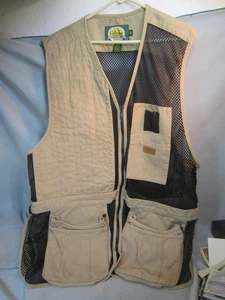 Cabelas Outdoor Gear Hunting Vest Mens 3XL Regular Full Zip Shooting Bird Pouch - Picture 1 of 5