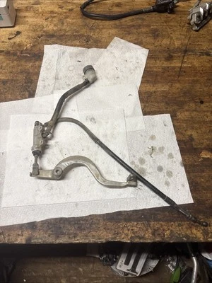 96-07 CR85R CR85 2007 OEM freno trasero cilindro maestro manguera palanca Nisin Foto 1 de 4