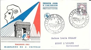 FRANCE 1961 FDC MUSEE POSTAL YT 1282 - Picture 1 of 1