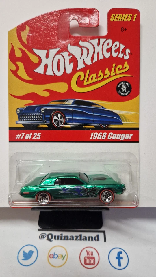 Hot Wheels Classics serie 1 1968 cougar (CP02) - Immagine 1 di 2