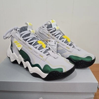 Tenis de baloncesto Adidas Exhibit B Mid Candace gris verde para mujer GZ2378 Foto 1 de 4