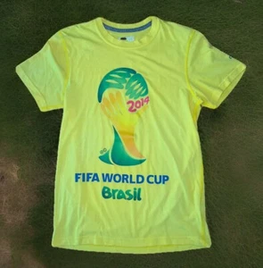 Adidas Herren FIFA Fussball-Weltmeisterschaft Brasilien 2014 Grafikdruck T-Shirt Tee Shirt Gr. S EUC - Bild 1 von 11