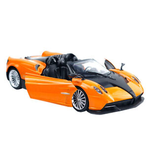 1:24 Pagani Huayra Roadster Model Car Diecast Vehicle Orange With Box Gift New