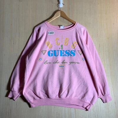 Suéter Guess Vintage Adulto Talla Grande Rosa Manga Larga Mujer Jersey Años 90 Foto 1 de 4