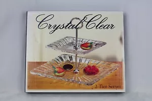 Crystal Clear 2 Tier Server box Included - Picture 1 of 4