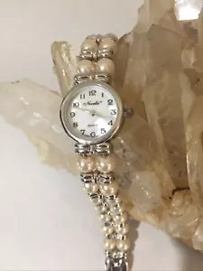 NOS Novelle Faux Rhinestone Watch With New Battery - Picture 1 of 9