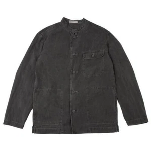 ISSEY MIYAKE MEN Band Collar Cotton Work Jacket Size L(K-140224) - Picture 1 of 12
