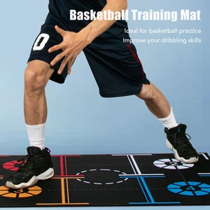 Basketball Footstep Training Mat Non Slip Dribble Silent Sports Auxiliary Props - Picture 1 of 12