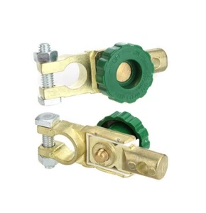 Lot 2 Car Battery Link Terminal Quick Cut-off Disconnect Master Kill Shut Switch - Foto 1 di 1