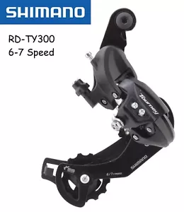Shimano TOURNEY RD-TY300 6/7 SPEED REAR DERAILLEUR Long Cage 34TMax Direct Mount - Picture 1 of 1