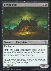 BLIGHT PILE 082/281 FOIL DOMINARIA UNITED MTG MAGIC NM - Picture 1 of 1