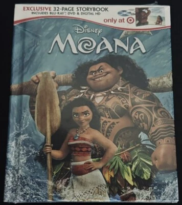 Moana BLU-RAY OOP TARGET EXCLUSIVE SIGNATURE COLLECTION DIGIBOOK ***NEW*** - Image 1 of 4