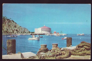 CALIFORNIA CA Avalon Indoor Fun Catalina Union Oil Company Postkarte - Bild 1 von 2