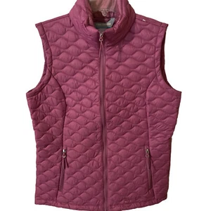 FREE COUNTRY LADIES QUILTED VEST SMALL NEW Berry Tarnish - Picture 1 of 9