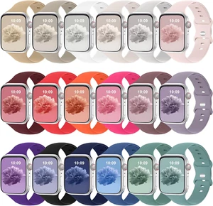18 Pack Bands Compatible with Apple Watch Band 38Mm 40Mm 41Mm 42Mm 44Mm 45Mm 46M - Picture 1 of 9