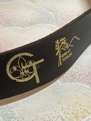 Scouts Belt Vintage Brown Leather Great Tower Approved Patt Size S 30" Long - Image 1 of 4